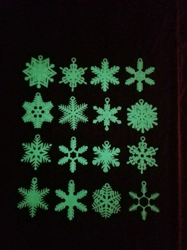 Snowflake Ornaments 3D Print 25415 Snowflake Ornaments 3D Print 25415