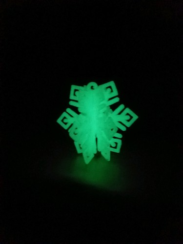 MkrClub Snowflake - 3-part tree ornament/decoration 3D Print 25419 MkrClub Snowflake - 3-part tree ornament/decoration 3D Print 25419