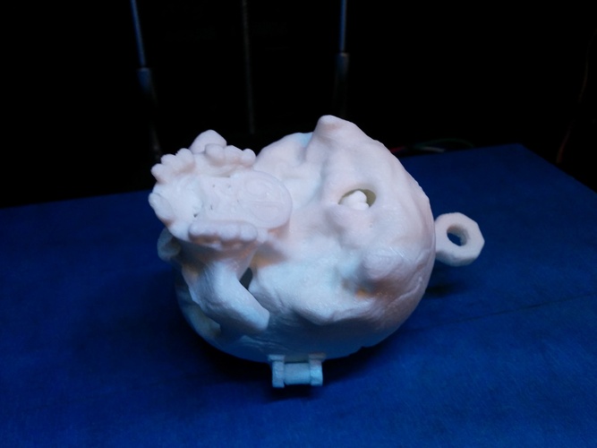 Boneheads: Skull Box w/ Brain - via 3DKitbash.com 3D Print 2548 Boneheads: Skull Box w/ Brain - via 3DKitbash.com 3D Print 2548