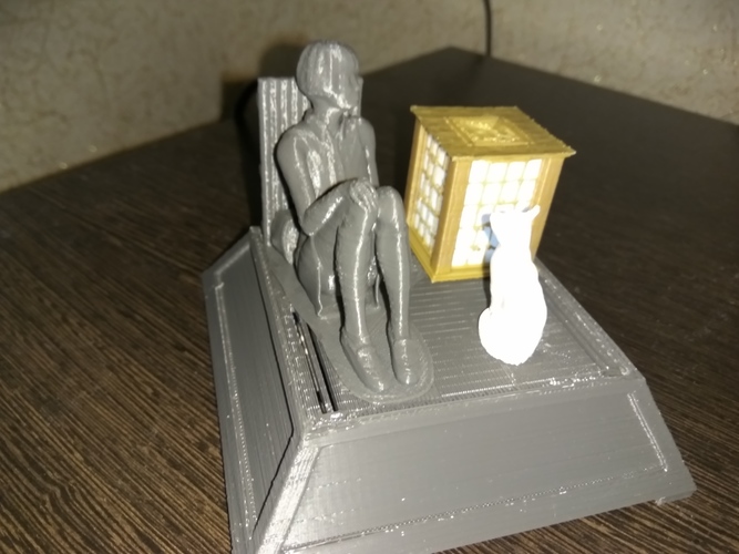 Shizuko - the quiet manga schoolgirl 3D Print 25482 Shizuko - the quiet manga schoolgirl 3D Print 25482