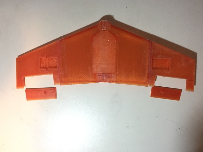 Fully Printed Flying Wing 3D Print 25707 Fully Printed Flying Wing 3D Print 25707