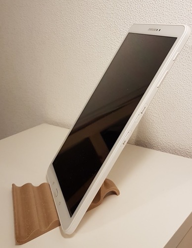 Universal Tablet & Smartphone Wave Stand 3D Print 25763 Universal Tablet & Smartphone Wave Stand 3D Print 25763