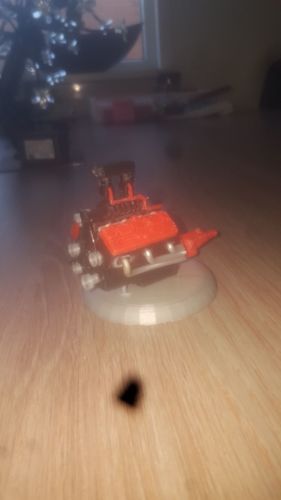 remix of HotRod V8 twin carb blown nostalgic engine by macone1, 3D Print 25773 remix of HotRod V8 twin carb blown nostalgic engine by macone1, 3D Print 25773