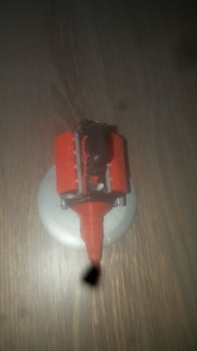 remix of HotRod V8 twin carb blown nostalgic engine by macone1, 3D Print 25778 remix of HotRod V8 twin carb blown nostalgic engine by macone1, 3D Print 25778