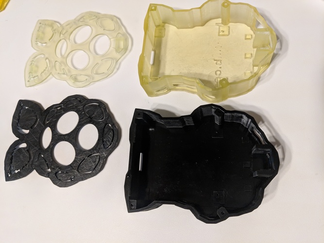 Raspberry-shaped Raspberry Pi Case 3D Print 25805 Raspberry-shaped Raspberry Pi Case 3D Print 25805