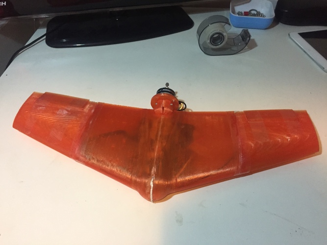 Fully Printed Flying Wing 3D Print 25851 Fully Printed Flying Wing 3D Print 25851