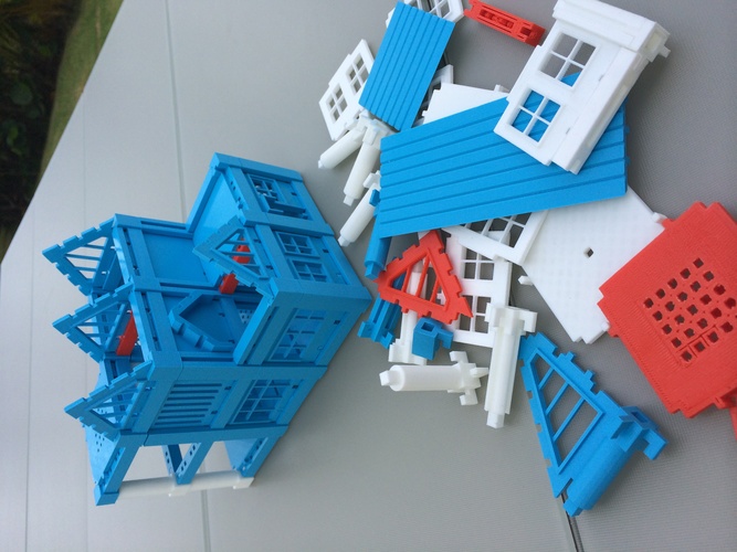 Printable Architectural Kit Series 2 3D Print 260 Printable Architectural Kit Series 2 3D Print 260