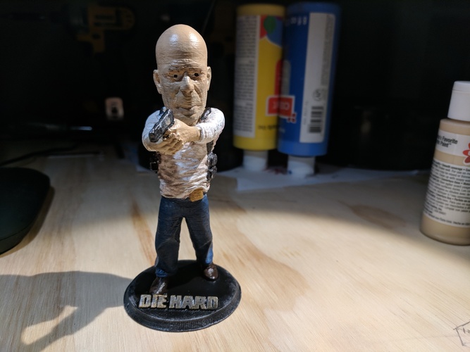 Bruce Willis DIE HARD 3D Print 26076 Bruce Willis DIE HARD 3D Print 26076