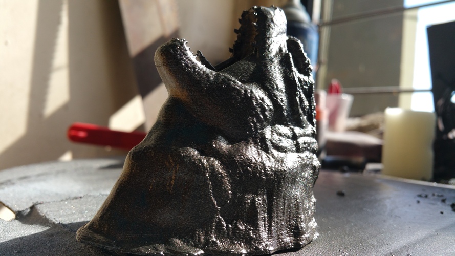 Godzilla Head Wall Mount ((Updated)) 3D Print 2609 Godzilla Head Wall Mount ((Updated)) 3D Print 2609