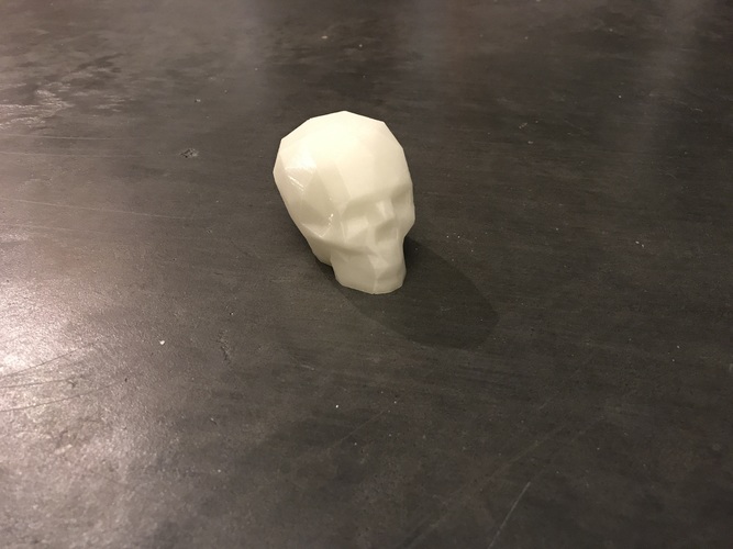 Low Poly Skull 3D Print 26129 Low Poly Skull 3D Print 26129