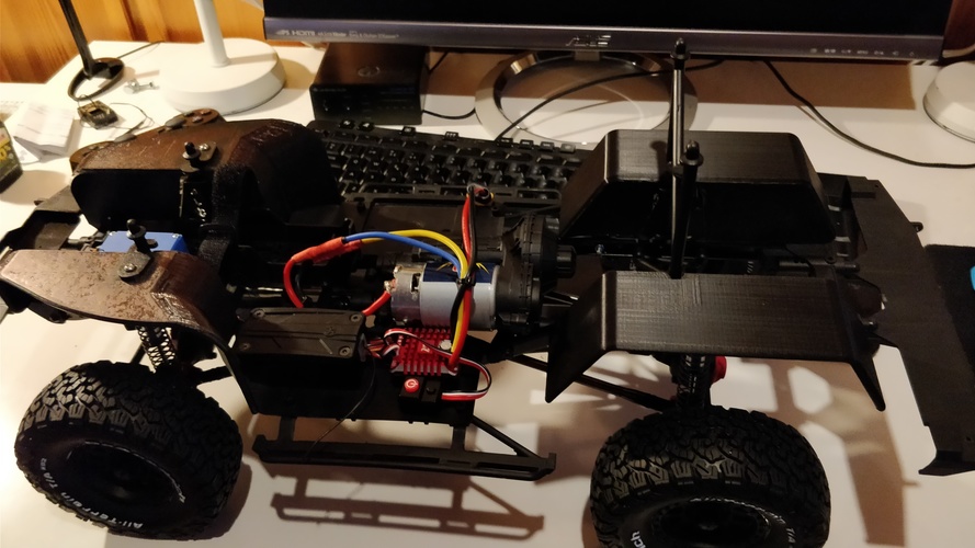 SCX-10 II Fenders 3D Print 26219 SCX-10 II Fenders 3D Print 26219