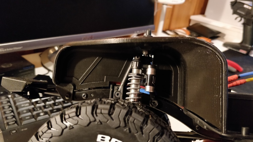 SCX-10 II Fenders 3D Print 26221 SCX-10 II Fenders 3D Print 26221