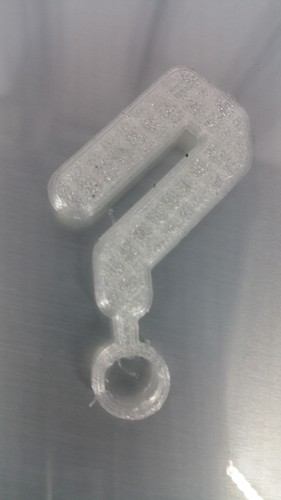 Wonky Question mark (keychain) 3D Print 2630 Wonky Question mark (keychain) 3D Print 2630