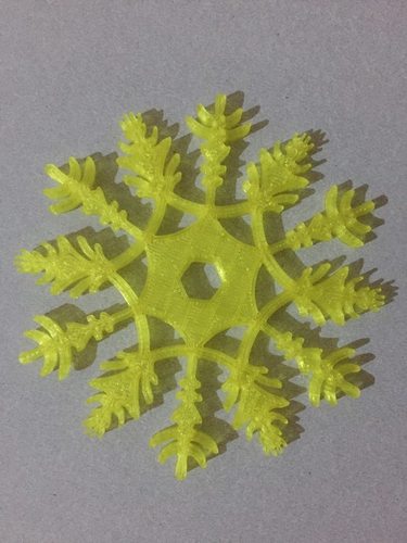 snowflake decoration or drinks coaster 3D Print 26308 snowflake decoration or drinks coaster 3D Print 26308