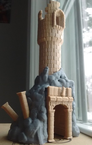 Castle's Ruins 3D Print 26383 Castle's Ruins 3D Print 26383