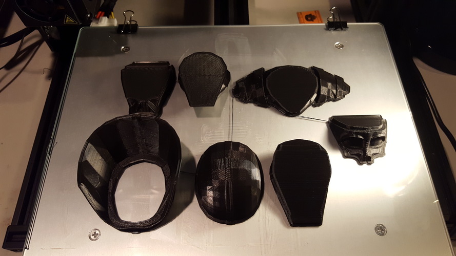 Darth Vader bust - Easy print 3D Print 26404 Darth Vader bust - Easy print 3D Print 26404