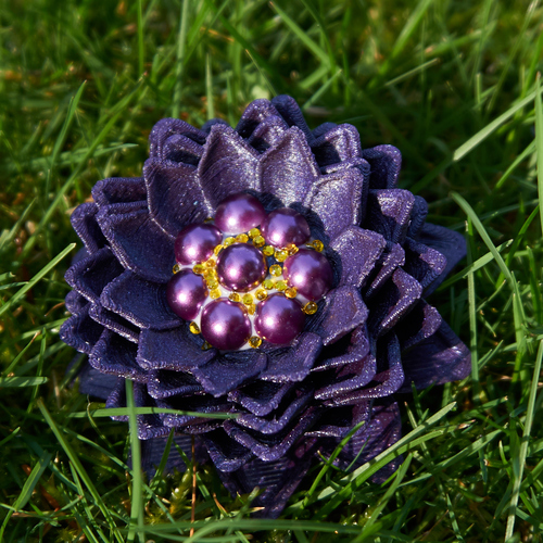 Dahlia Inspired Flower 3D Print 26405 Dahlia Inspired Flower 3D Print 26405