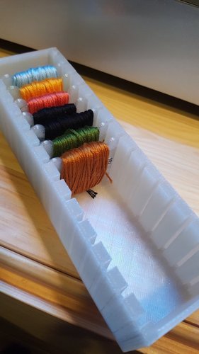Embroidery Floss Organizer 3D Print 26458 Embroidery Floss Organizer 3D Print 26458