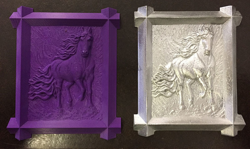 Framed Horse 3D Print 26519 Framed Horse 3D Print 26519