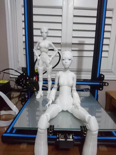 Robot woman "Robotica" 3D Print 26574 Robot woman "Robotica" 3D Print 26574