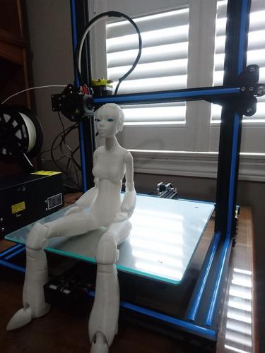Robot woman "Robotica" 3D Print 26575 Robot woman "Robotica" 3D Print 26575