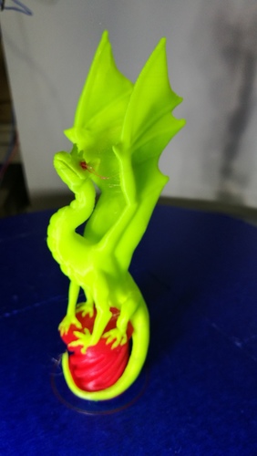 Aria The Dragon (for dual extrusion) 3D Print 26585 Aria The Dragon (for dual extrusion) 3D Print 26585