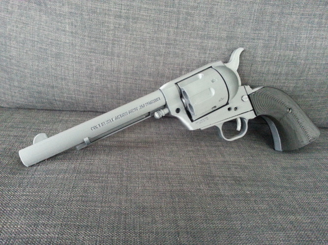 Colt Single Action Army Revolver 1873 3D Print 26712 Colt Single Action Army Revolver 1873 3D Print 26712