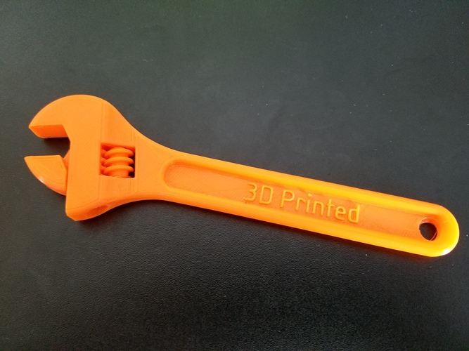Fully assembled 3D printable wrench 3D Print 26720 Fully assembled 3D printable wrench 3D Print 26720