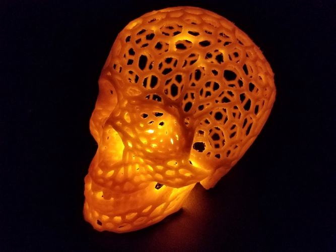 Skull lamps - Voronoi Style 3D Print 26722 Skull lamps - Voronoi Style 3D Print 26722