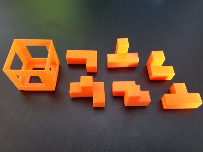 Cube Puzzle Quartet 3D Print 26724 Cube Puzzle Quartet 3D Print 26724