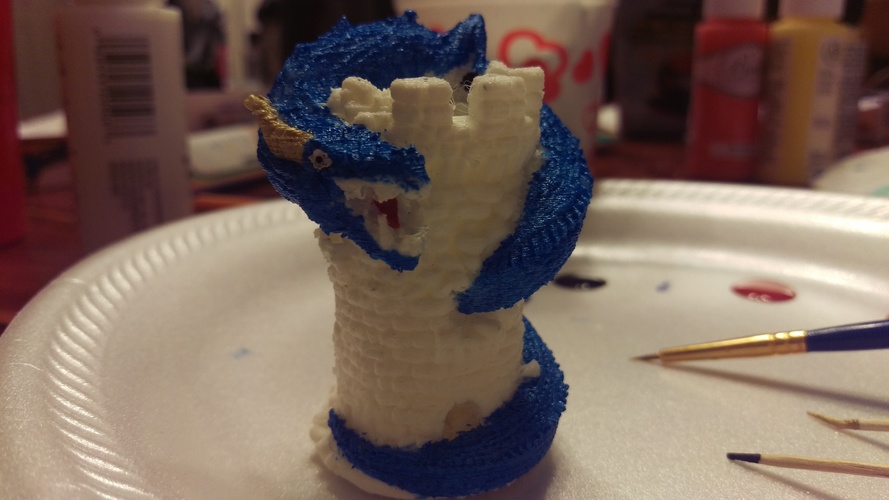 Dragon Rook 3D Print 26744 Dragon Rook 3D Print 26744