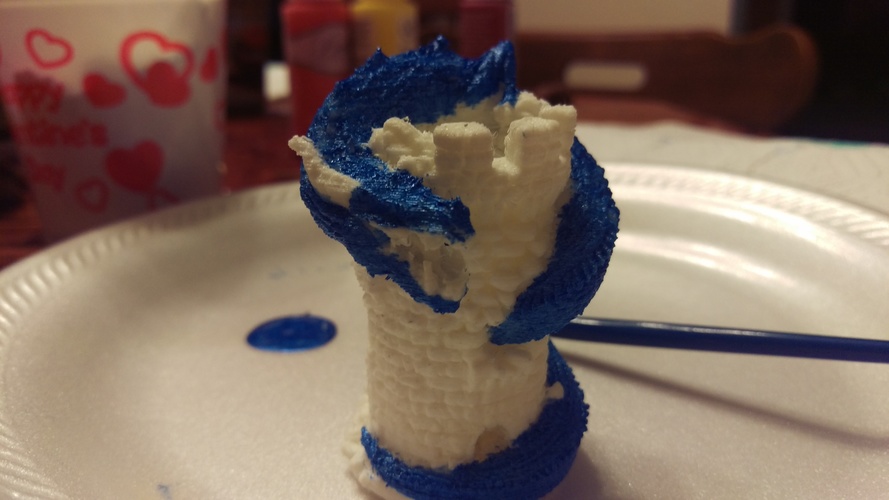 Dragon Rook 3D Print 26745 Dragon Rook 3D Print 26745