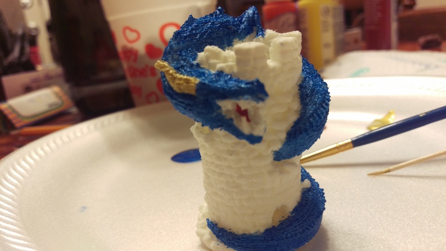 Dragon Rook 3D Print 26749 Dragon Rook 3D Print 26749