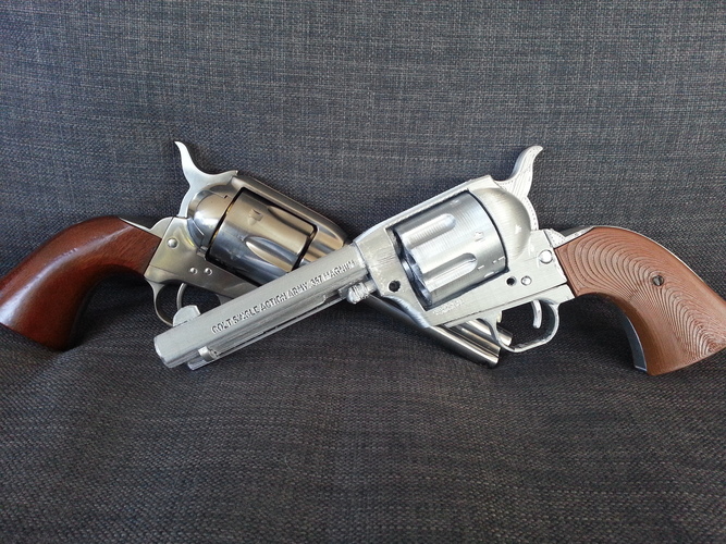 Colt Single Action Army Revolver 1873 3D Print 26795 Colt Single Action Army Revolver 1873 3D Print 26795