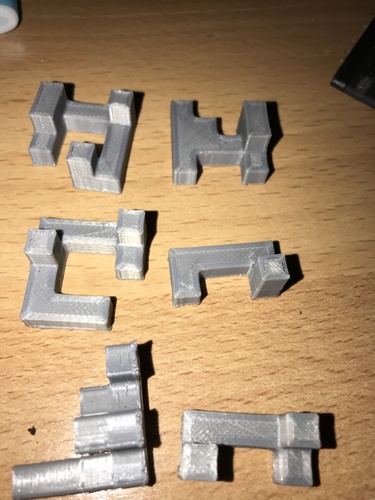 Printable Interlocking Puzzle #3 - Level 4 by Bram Cohen 3D Print 26806 Printable Interlocking Puzzle #3 - Level 4 by Bram Cohen 3D Print 26806