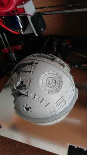 Death Star Wall Lamp (Star Wars) 3D Print 26810 Death Star Wall Lamp (Star Wars) 3D Print 26810