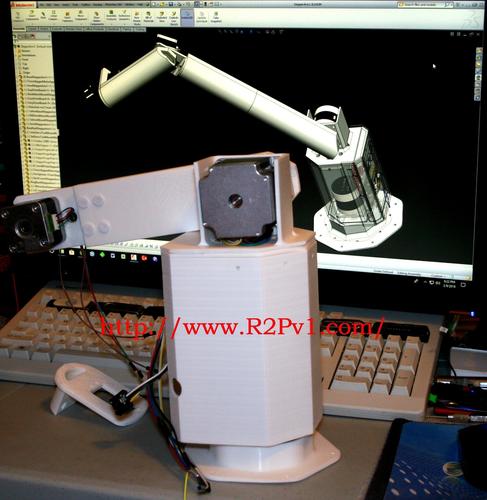 Stepper Motor Robotic Arm1 3D Print 26885 Stepper Motor Robotic Arm1 3D Print 26885