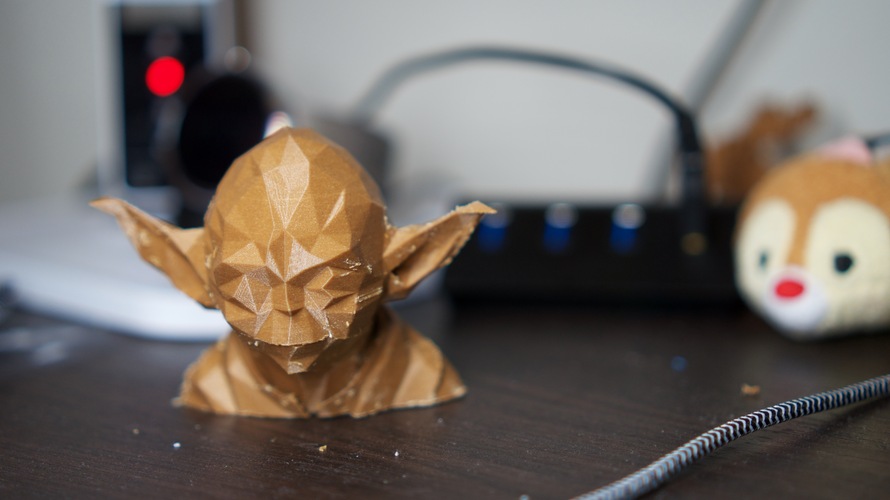 Low Poly Yoda 3D Print 2690 Low Poly Yoda 3D Print 2690