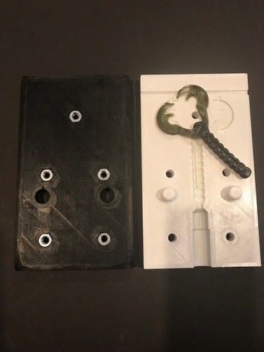 Mold to make crawfish bait for fishing 3D Print 26928 Mold to make crawfish bait for fishing 3D Print 26928