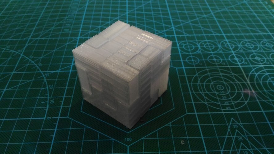 Printable Interlocking Puzzle #2 3D Print 27021 Printable Interlocking Puzzle #2 3D Print 27021