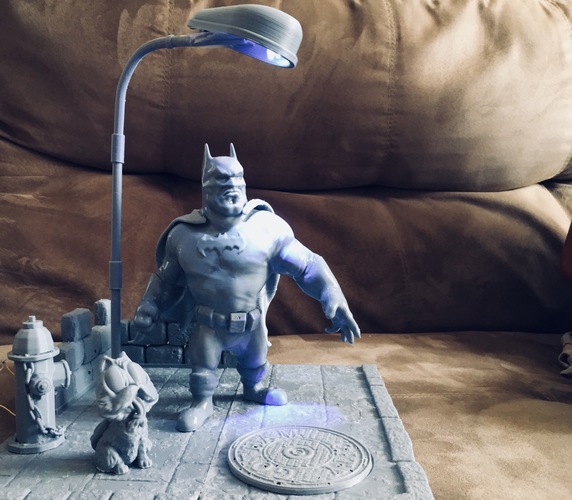 Batman cartoon - diorama 3D Print 27058 Batman cartoon - diorama 3D Print 27058