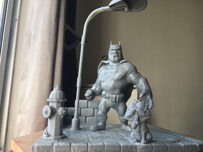Batman cartoon - diorama 3D Print 27059 Batman cartoon - diorama 3D Print 27059
