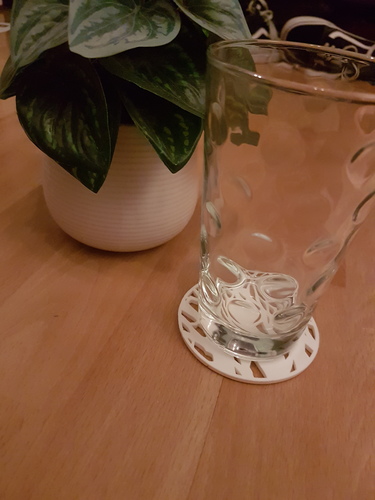 Tree silhouette coaster 3D Print 27075 Tree silhouette coaster 3D Print 27075