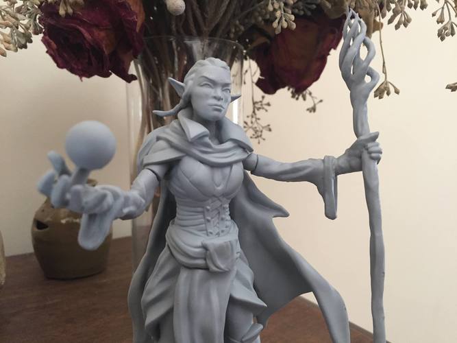 Mage Elf 3D Print 27095 Mage Elf 3D Print 27095