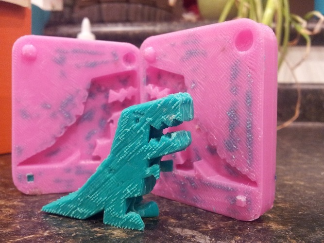 Robber Rex Mold 3D Print 271 Robber Rex Mold 3D Print 271