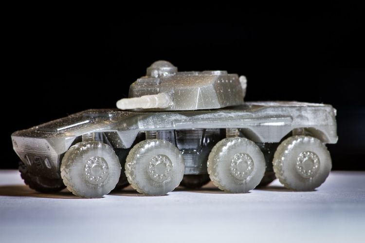 Rooikat Amourd Car( Wargame ) 3D Print 27152 Rooikat Amourd Car( Wargame ) 3D Print 27152