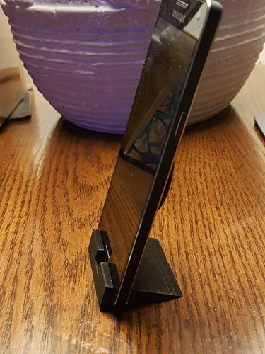 Simple Phone Stand 3D Print 27202 Simple Phone Stand 3D Print 27202