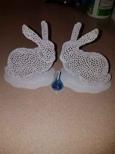 Stanford Easter Bunny - Voronoi 3D Print 27260 Stanford Easter Bunny - Voronoi 3D Print 27260