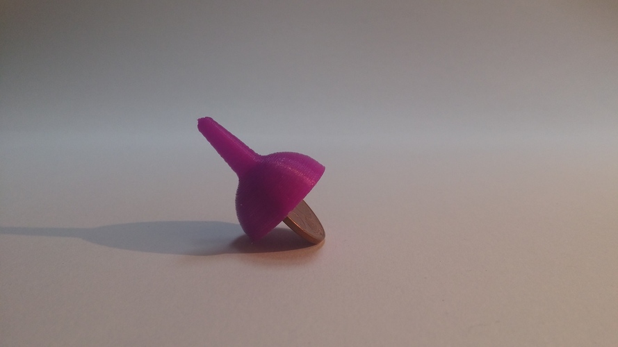 Spinning Coin Top 3D Print 2727 Spinning Coin Top 3D Print 2727