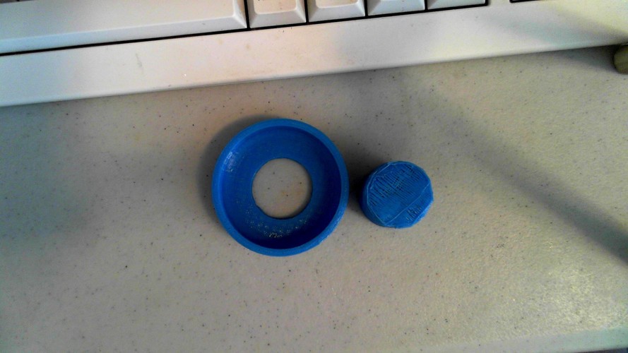Parrot Snack Dish for PVC Perches 3D Print 27420 Parrot Snack Dish for PVC Perches 3D Print 27420